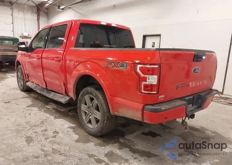 2020 Ford F-150 Xlt from USA, damaged, VIN 1FTEW1E48LKF43322